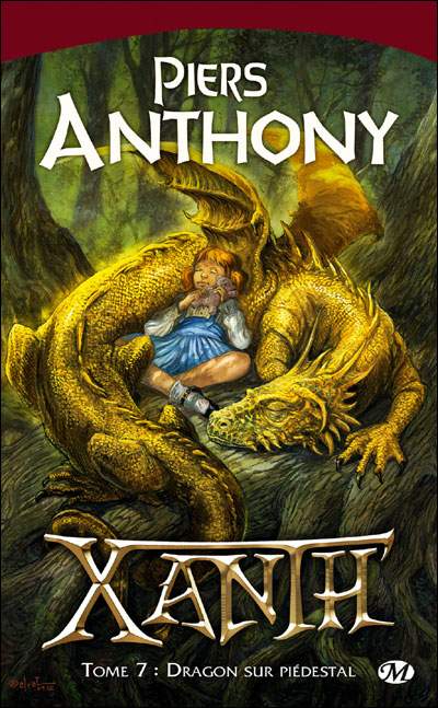 Xanth - Dragon sur piédestal